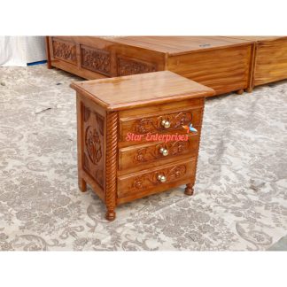 Wooden Antique Bed Side Table