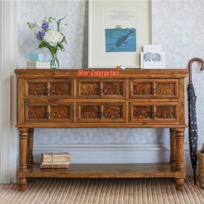 Wooden European Style Classic Chest of Drawers