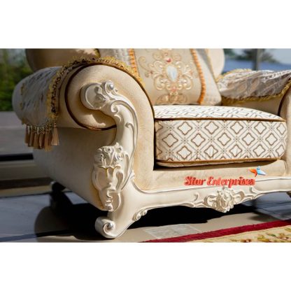 Star Enterprises Wooden European Style Sofa Set SOFA-089 - Image 3