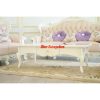 Star Enterprises Wooden Luxurious White Designer Sofa Set SOFA-091 - Image 2