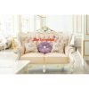 Star Enterprises Wooden Luxurious White Designer Sofa Set SOFA-091 - Image 4
