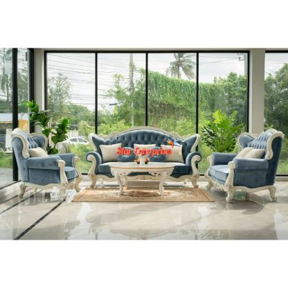 Wooden Luxury Sofa Set