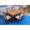 Star Enterprises Wooden Modern Style Dining Table Set DNG-056 - Image 4