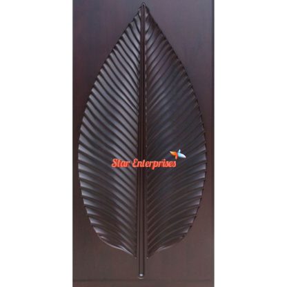 Star Enterprises Wooden Peepal Leaf Structure Single Door DR-022 - Image 2