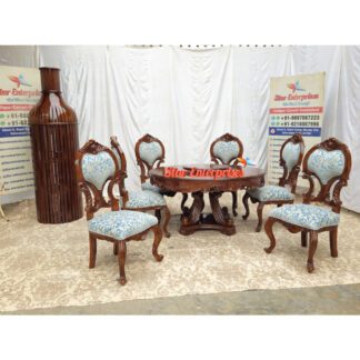 Wooden Round Classic Dining Set