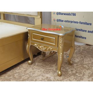 Wooden Royal Bed Side Table