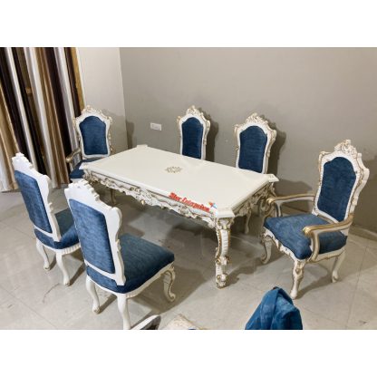 Wooden Royal Hand Carved Dining Set