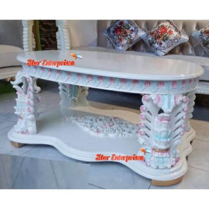 Wooden Royal Hand Carving Center Table