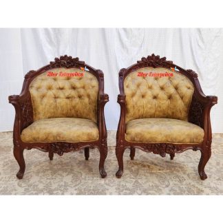 Antique Carved Bedroom Chairs