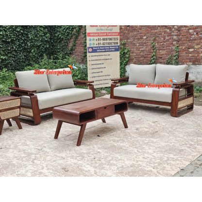 Star Enterprises Premium Wood Modern Style Sofa Set SOFA-099 - Image 4