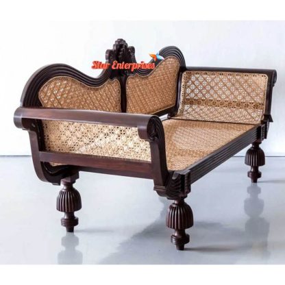 Star Enterprises Teak Wood Victoria Traditional Sofa SOFA-0102 - Image 5