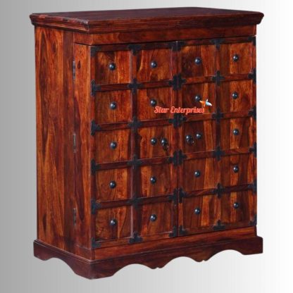 Wooden Antique Bar Cabinet