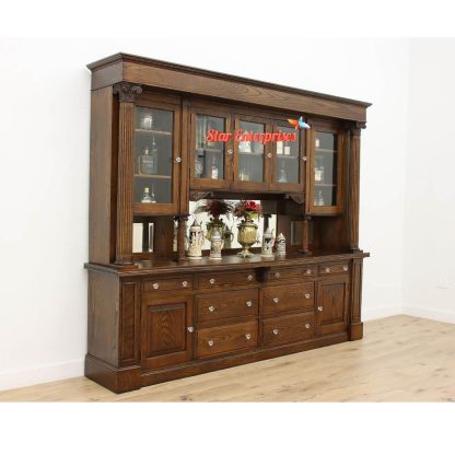 Wooden Classic Modern Bar Cabinet