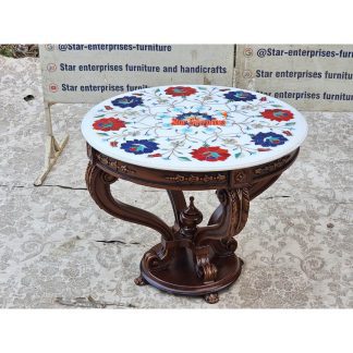 Wooden Decorative Round Table