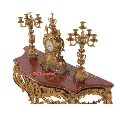 Star Enterprises Wooden French Style Console Table CNSL-040 - Image 2