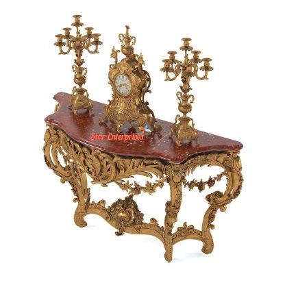 Star Enterprises Wooden French Style Console Table CNSL-040 - Image 4