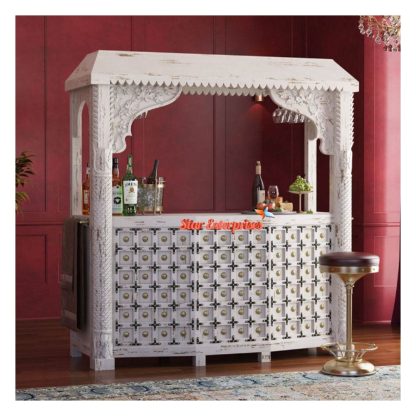 Wooden Large Bar Counter Cabinet