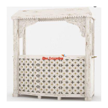 Star Enterprises Wooden Large Bar Counter Cabinet BAR-036 - Image 4