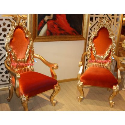 Star Enterprises Wooden Luxury Bedroom Chairs BDCH-033 - Image 3
