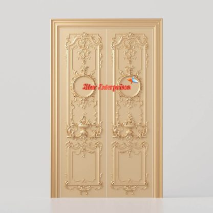 Wooden Luxury Carved Double Door