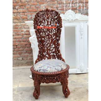 Wooden Maharaja Long Height Dining Chair