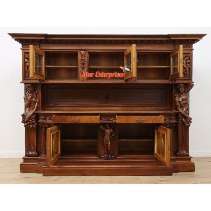 Star Enterprises Wooden Modern Style Bar Cabinet BAR-034 - Image 2