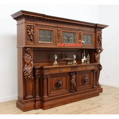Star Enterprises Wooden Modern Style Bar Cabinet BAR-034 - Image 4