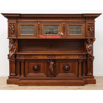 Wooden Modern Style Bar Cabinet