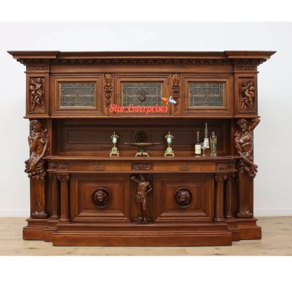 Star Enterprises Wooden Modern Style Bar Cabinet BAR-034 - Image 5