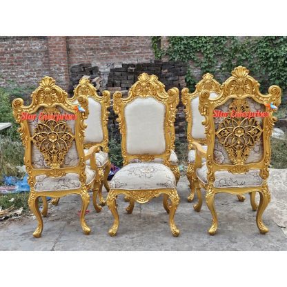 Star Enterprises Wooden Royal Dining Chairs DNGCHR-033 - Image 3