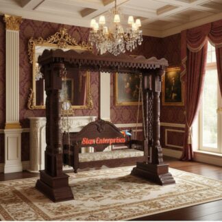 Wooden-Sleek-Engraving-Maharaja-Swing.