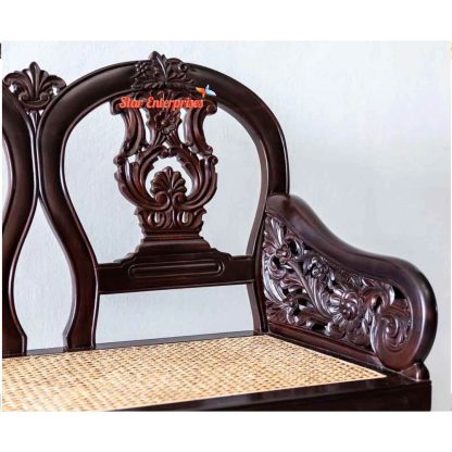 Star Enterprises Wooden Vintage Carved Sofa SOFA-0101 - Image 4