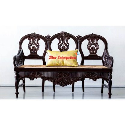 Wooden Vintage Carved Sofa