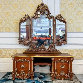 Gold Plated European Style Dressing Table