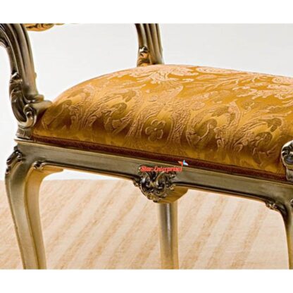 Star Enterprises French Hand Carved Bench Stool BDB-018 - Image 2