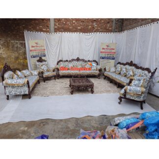 Teak Wood Antique Carved Sofa Set