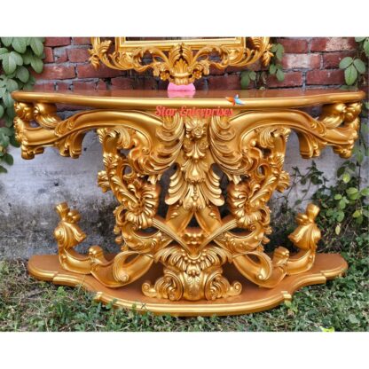 Star Enterprises Teak Wood Royal Console Table CNSL-050 - Image 4