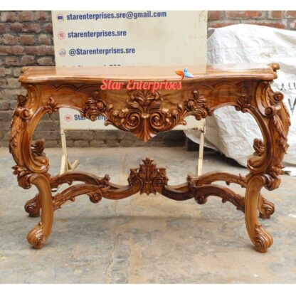 Wooden Antique Carved Console Table