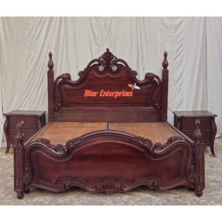 Wooden Antique Classic Double Bed