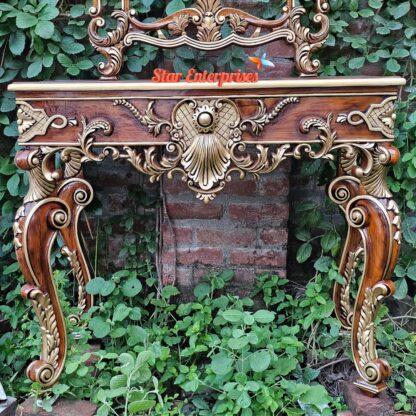Star Enterprises Wooden Antique Console Table CNSL-059 - Image 4