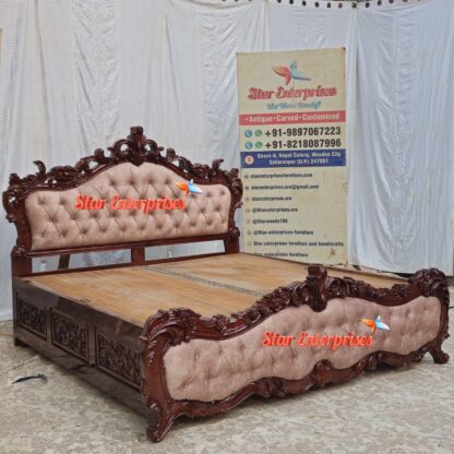 Wooden Antique Double Bed