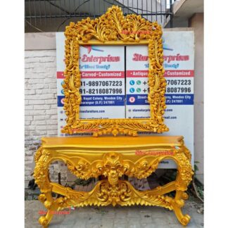 Wooden Antique Heavy Console Table