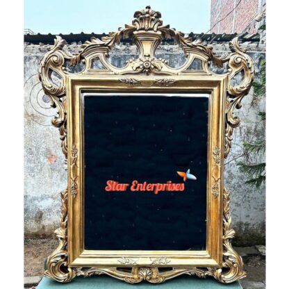 Star Enterprises Wooden Antique Mirror Frame MF-030 - Image 2