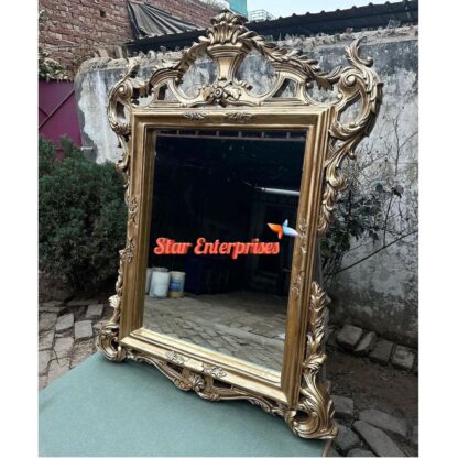 Star Enterprises Wooden Antique Mirror Frame MF-030 - Image 4