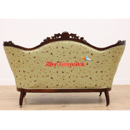 Star Enterprises Wooden Antique Three Seater Sofa SOFA-0110 - Image 3
