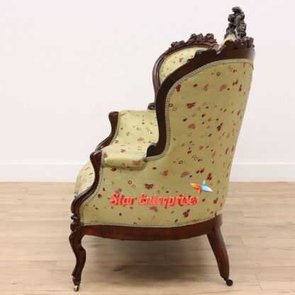 Star Enterprises Wooden Antique Three Seater Sofa SOFA-0110 - Image 4