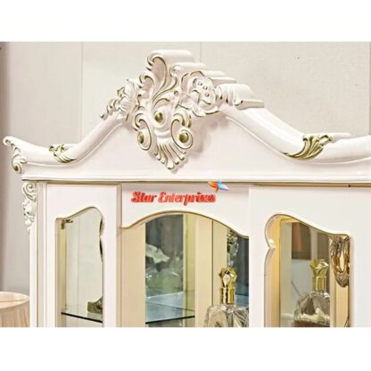 Star Enterprises Wooden Classic Carved Vitrine CKR-030 - Image 3