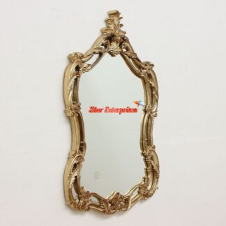 Wooden Designer Living Room Mirror Frame