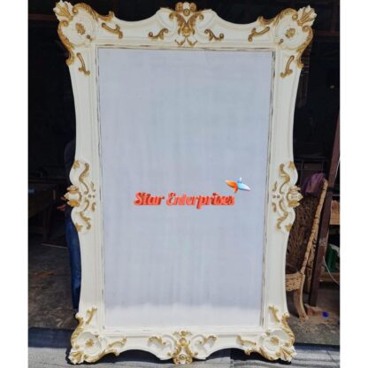 Star Enterprises Wooden Designer Mirror Frame MF-029 - Image 4