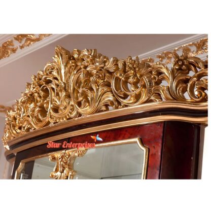 Star Enterprises Wooden European Style Crockery Showcase CKR-031 - Image 2
